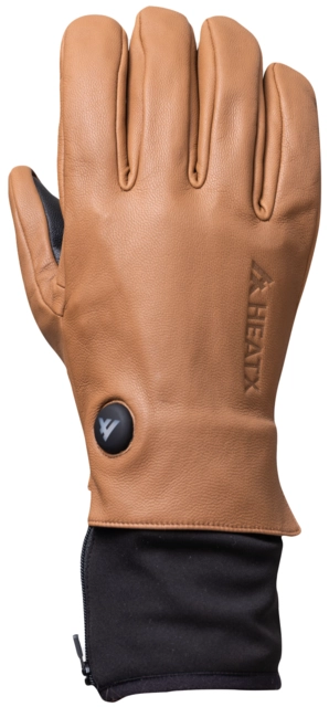 HeatX Metro Gloves XS Brown/Black - Battery Heated 