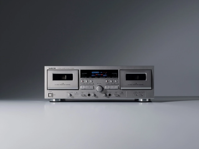 TEAC W-1200 Double Cassettedeck Silver 