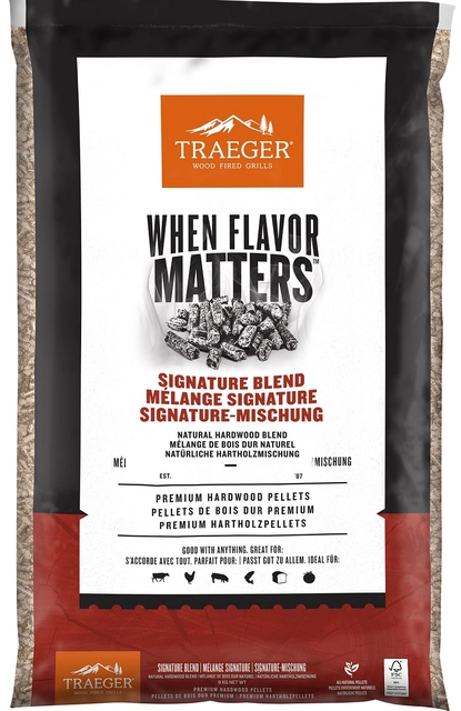Traeger FSC Signature Blend Pellets Alder/ Maple/Cherry 