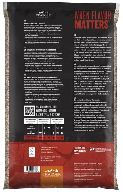 Traeger FSC Signature Blend Pellets Alder/ Maple/Cherry 