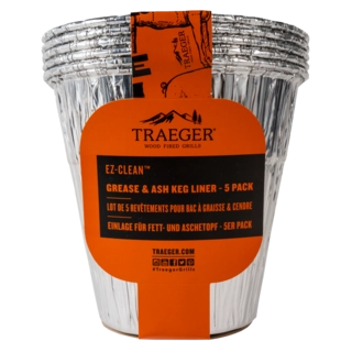 Traeger EZ-Clean Grease &amp; Ash Keg Liner 5-pack