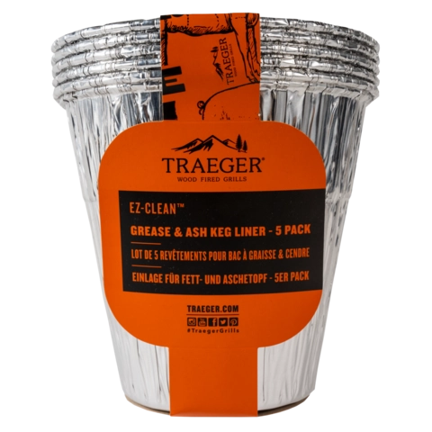 Traeger EZ-Clean Grease &amp; Ash Keg Liner 5-pack