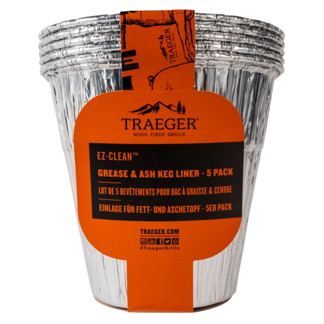 Traeger EZ-Clean Grease & Ash Keg Liner 5-pack 