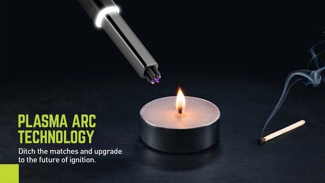 True Plasma Lighter Wand Black 