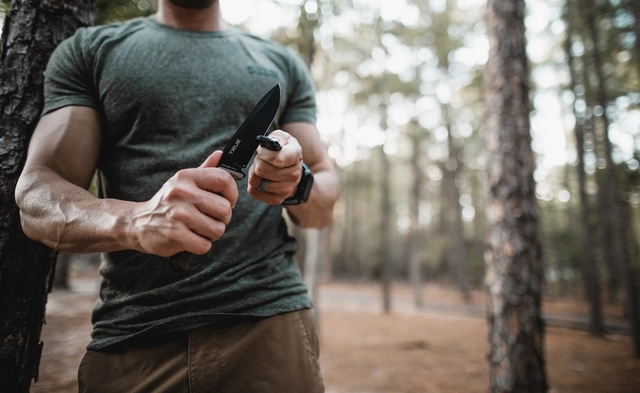 True Mycro Knife Sharpener Black 