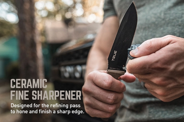 True Mycro Knife Sharpener Black 