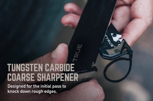 True Mycro Knife Sharpener Black 