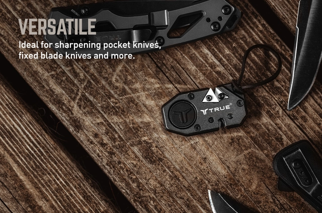 True Mycro Knife Sharpener Black 