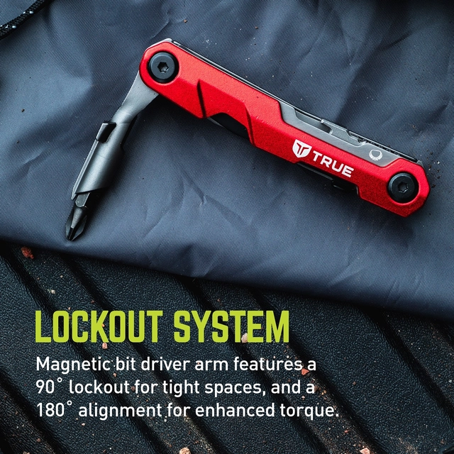 True Ti Block Multi tool Red 