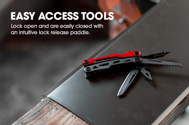 True Ti Pocket Multi-tool Red 